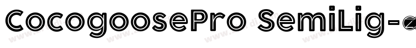 CocogoosePro SemiLig字体转换